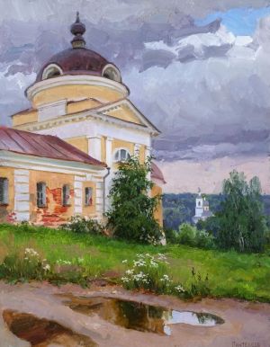 Painting, Landscape - The rain has passed
