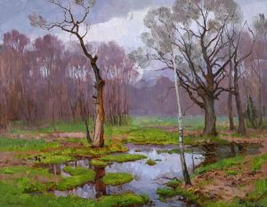 Painting, Landscape - Swamp