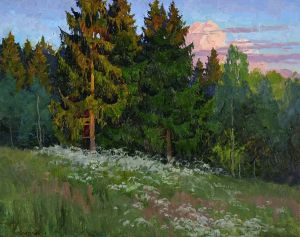 Painting, Landscape - Gout grass