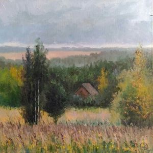 Painting, Landscape -  Quiet corner