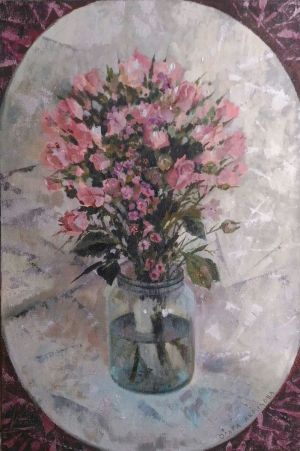 Painting, Realism -  Bouquet