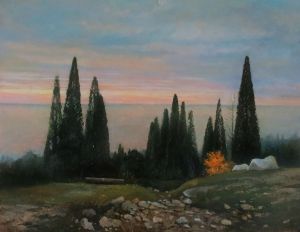 Painting, Landscape - Abhaziya