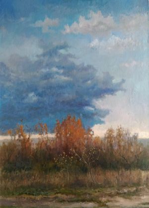 Painting, Landscape - Oktyabrskiy-vecher