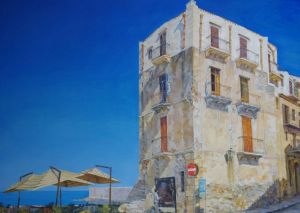 Painting, Landscape - CHefalu-Siciliya