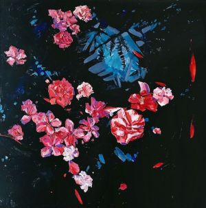 Painting, Acrylic - Full-bloom