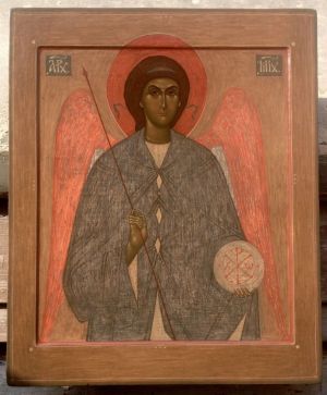 Painting, Religious genre - Arhangel-Mihail