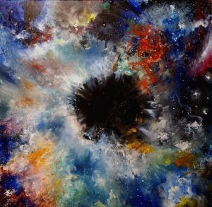 Painting, Plot-themed genre - Black hole