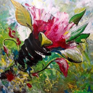 Painting, Mythological genre - The ever-blooming baobab tree