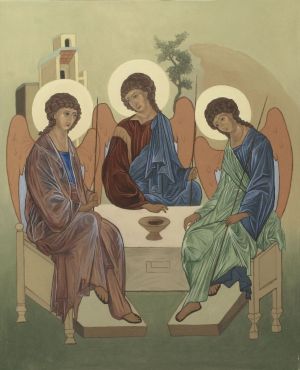 Painting, Religious genre - spisokAndrey-Rublev-Svyataya-Troica-1411