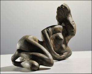 Sculpture, Surrealism - .Auster 2010 year.bronze 35x18x20cm    