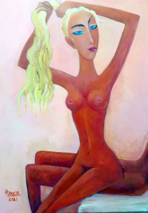 Painting, Figurative painting - He and she 
