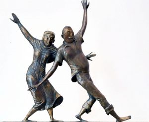 Sculpture, Impressionism - We do not grow old 