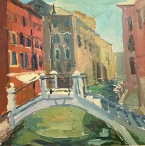 Painting, Realism - Venice