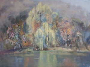 Painting, Landscape - Volshebnoe-ozero