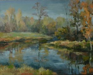 Painting, Landscape - zolotaya-osen