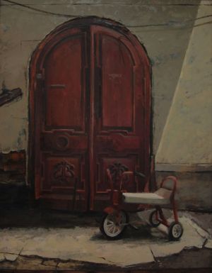 Painting, Plot-themed genre - The forgotten door of life