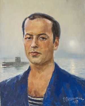 Painting, Portrait - Portret--Kapitana