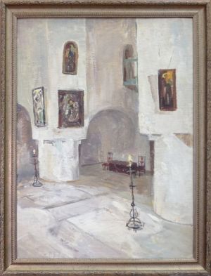 Painting, Interior - Vnutri-hrama