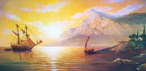 Painting, Seascape - KrymLaspi