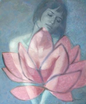 Painting, Realism - Lakshmi