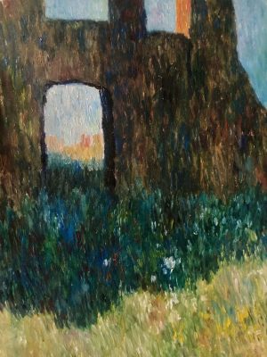 Painting, Impressionism - Rimskie-ruiny