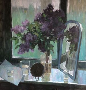 Painting, Still life - Emerald day