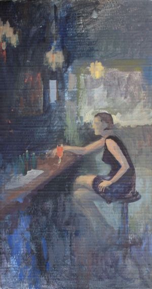 Painting, Impressionism - zakrytyy-bar-v-Ispanii