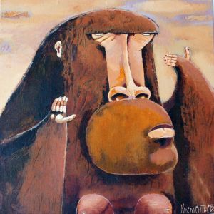 Painting, Symbolism - Bonobo