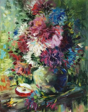 Painting, Impressionism - Buket-cvetov
