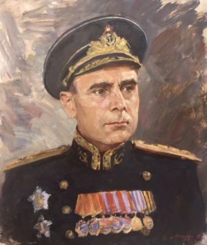 Painting, Realism - Admiral-AP-Golovko