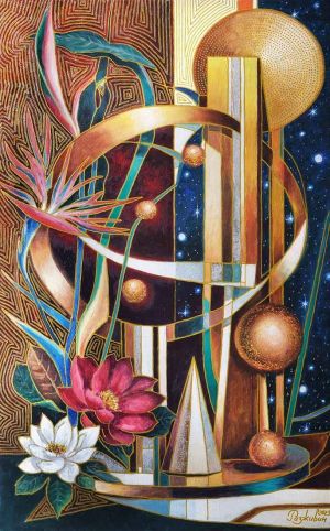 Painting, Still life - Fantasy flight