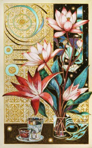 Painting, Still life - The night is a source of inspiration