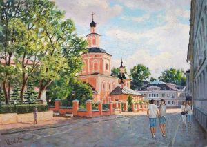 Painting, City landscape - Remembering the Summer