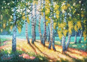 Painting, Landscape - Meeting the sun