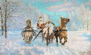 Painting, Animalistics - Days of Winter Magic