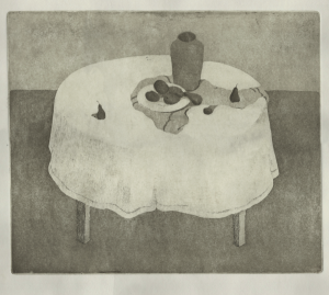 Graphics, Etching - Stillife with fruits