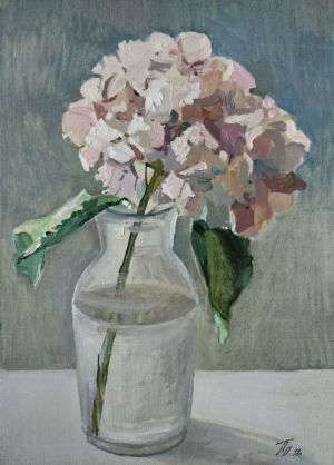 Painting, Realism - hydrangea