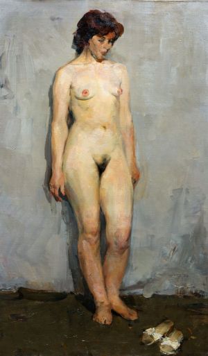 Painting, Realism - Nude