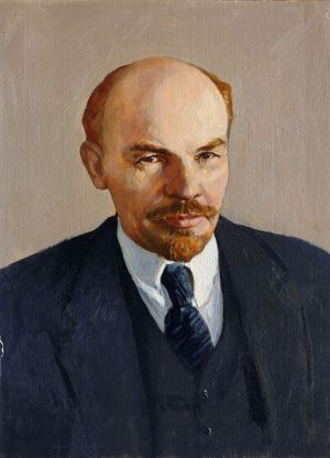 Painting, Realism - Lenin
