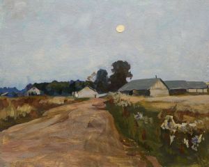 Painting, Landscape - Twilight