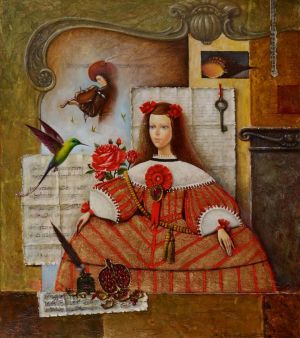 Painting, Academism - Infanta