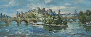 Painting, Landscape - Paris