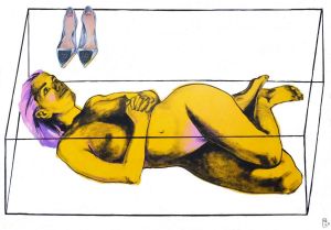 Painting, Nude (nudity) - Woman #2