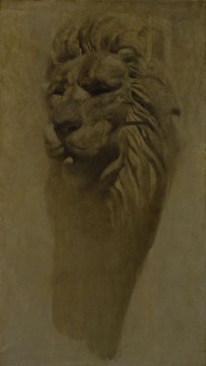 Painting, Academism - Lion
