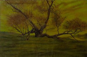 Painting, Realism - The tree