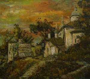 Painting, Expressionism - Izborsk