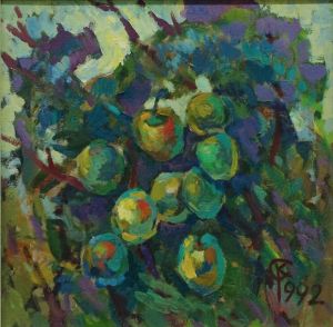 Painting, Impressionism - Apples