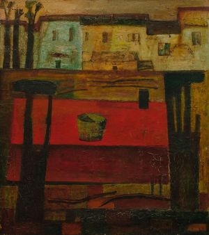 Painting, Modern - Red table