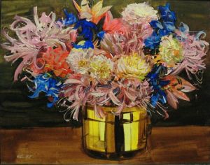 Painting, Realism - Great bouquet