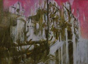 Painting, Academism - Walking in Venice